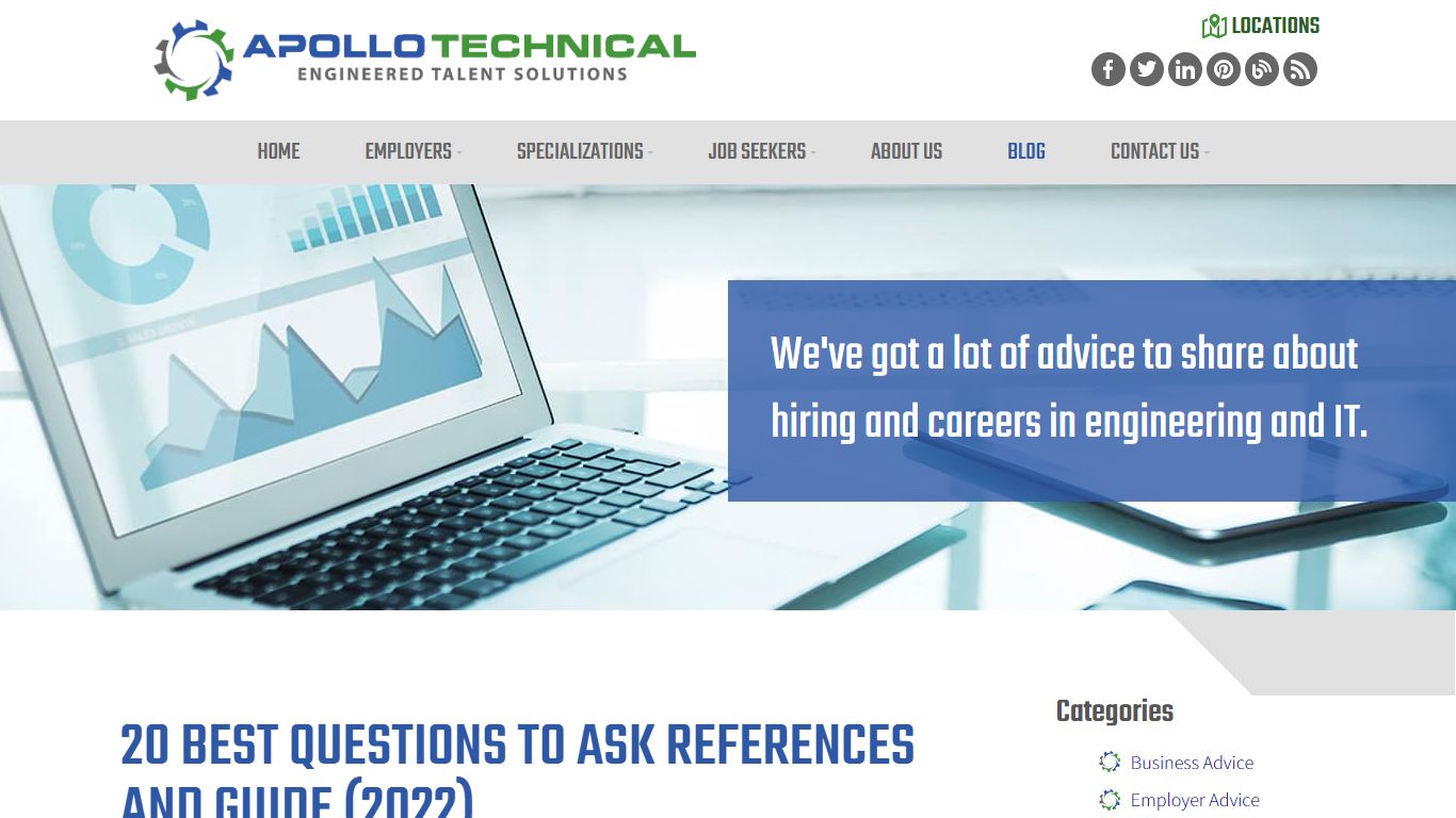 20 Best Questions to Ask References and Guide (2022) - Apollo Technical LLC